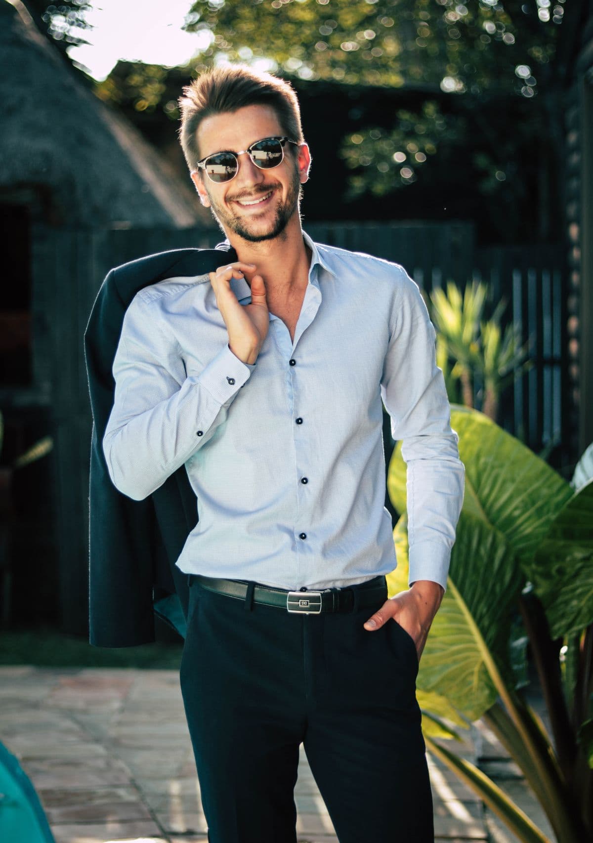 Premium Poplin Shirt — Black